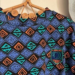 Liquid Hawaiian 90’s Geometric Short Sleeve Tee